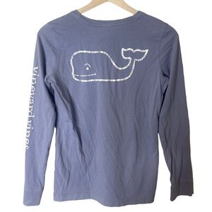 Vineyard Vines Vintage Whale Long-Sleeve Pocket Tee